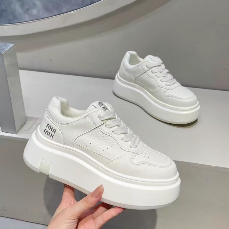 Ddmybagsvip Ddmybagsvip New Sneakers Thick Height Increasing Small Size Platform Sole Niche Fashion Comfortable Versatile Women S Shoes Outdoor Shoes