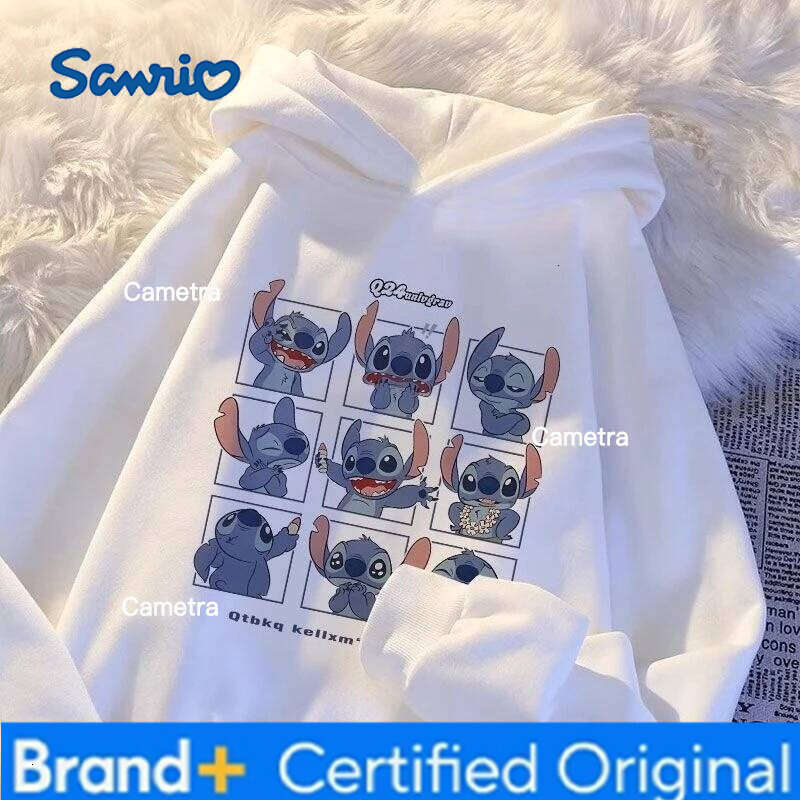 Sanrio Outdoor Leisure Children's Hoodie and Women's Hooded 2025 Cartoon Print Meileti Jade Guigou Clothes for Girls' Outerwear Autumn 