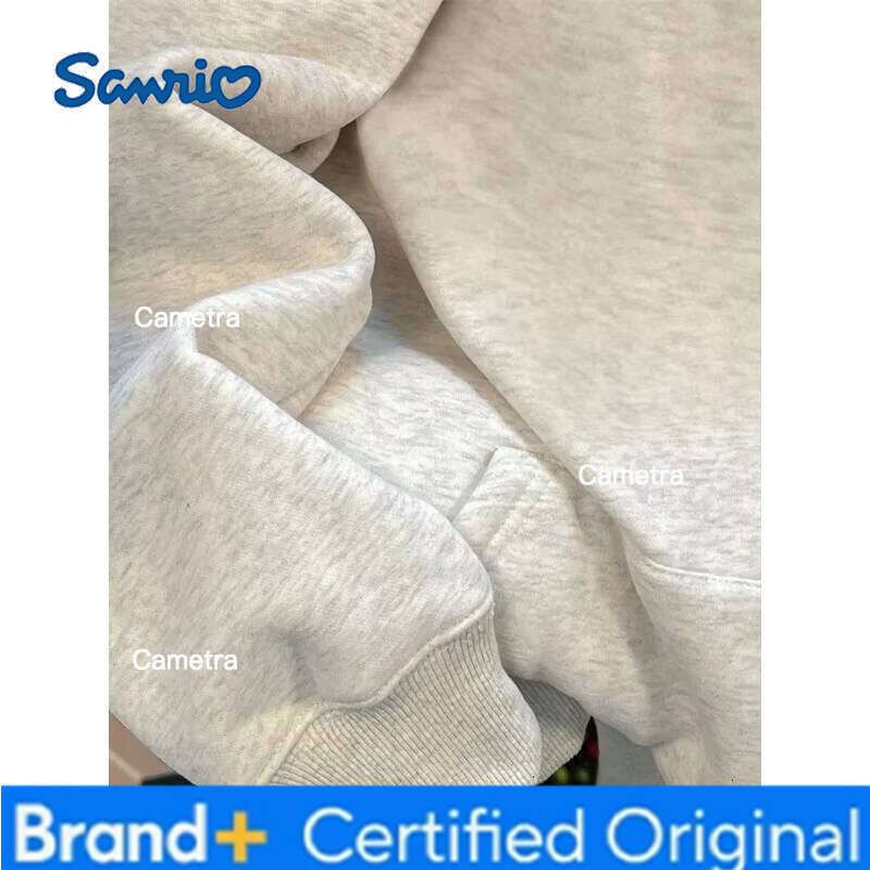 Sanrio Women's Hoodies Autumn Winter Clothing Cute Anime Hello Kitty Design Graphics Hooded Loose Sweatshirt Y2K Oversized Cotton Tops H260112