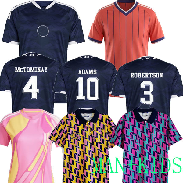 25 26 Scotland soccer jerseys 2025 2026 McTominay Billy Gilmour Lewis Ferguson McGinn Tierney Robertson football shirts home away third goalkeeper RETRO kids kit