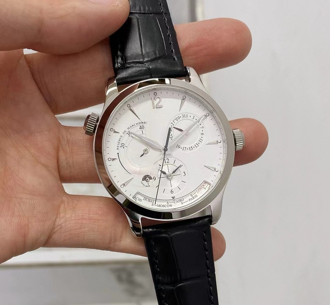 Complex Design Wrist Watch Automatic Mechanical Watch Asia Movement 42mm Multifunctional Date Sapphire Glass Watch Menes Watch Power Energy Storage