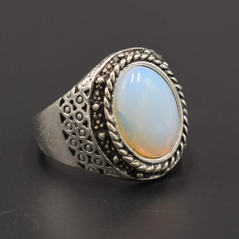 est 20 Pieces Mix Vintage Men Stone Ring for Women Engagement Wedding Rings Men Jewelry 260107