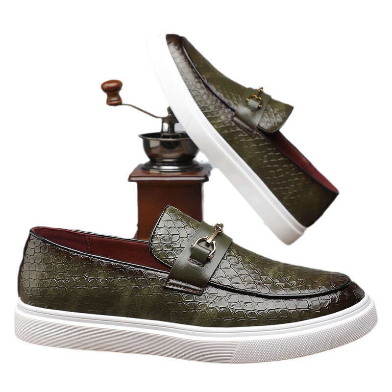 Free shipping Hot-Selling Breathable Men's Business top best quality Casual Fashion British Style Soft Sole Versatile Leather loafers Shoes