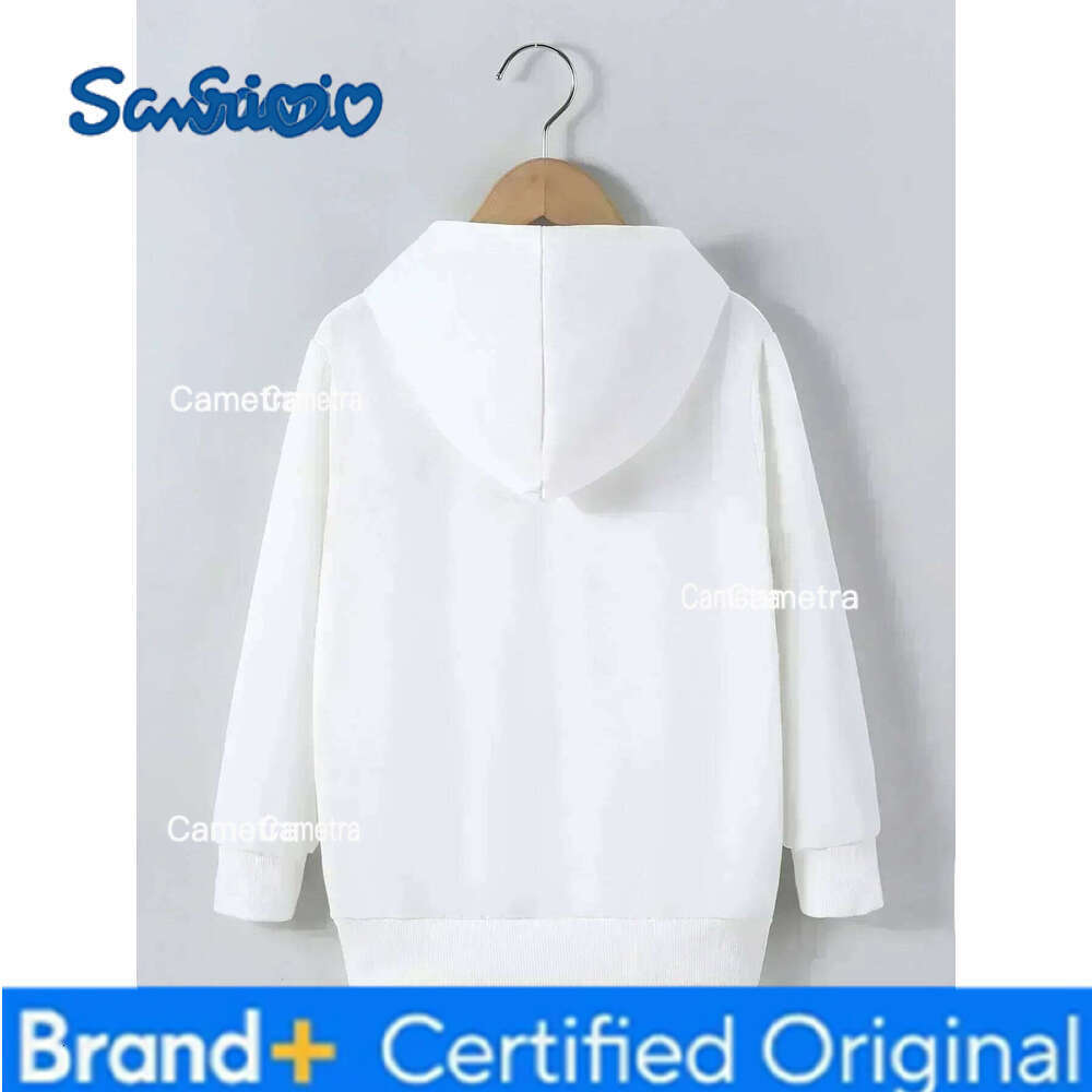 Sanrio Personalized Thick Hooded Sweatshirt for Children, Large, Medium, Small Sizes, Trendy Style, Outdoor Sports Style H260112