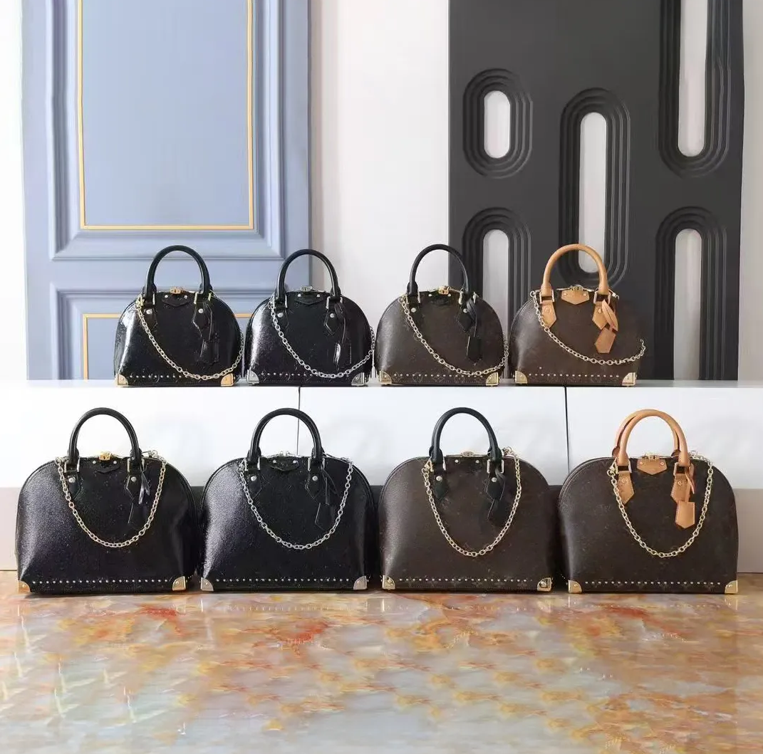 Designer Bag Almas Trunk Bb shell Bag Woman cruise millefleurs bag Classic Leather Vintage Golden Silver Chain Shoulder Bag Handbag Crossbody embossing Travel Bag