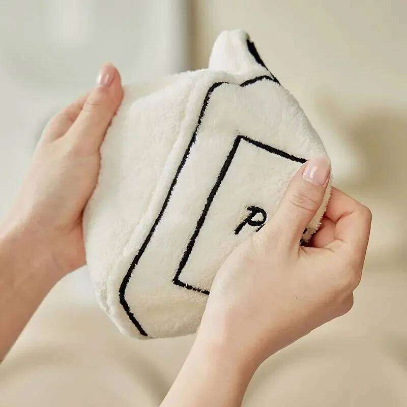 New Style Towel Home Convenient Hanging Double-layer Thickened Speed Dry Absorbent Hand Cloth Kitchen And Bathroom Foot