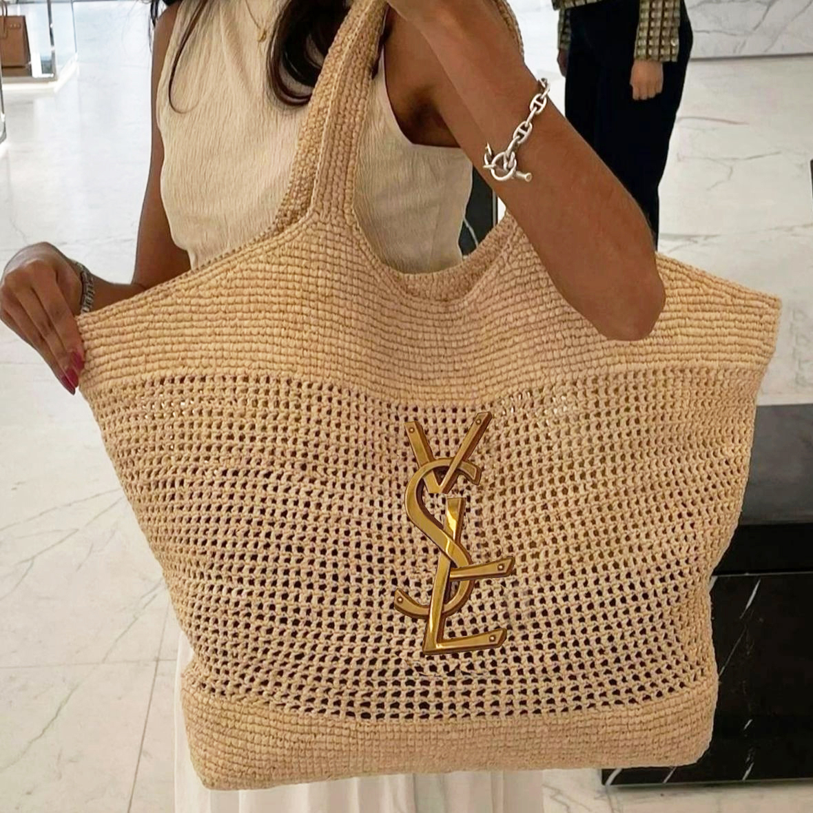 Beach Bag Designer Bag Luxury Bag Summer Straw Totes Large Capacity Shoulder Bag Women Vacation Fashion Classic Shopping Bag Letter Straw Basket Ladies Handbags