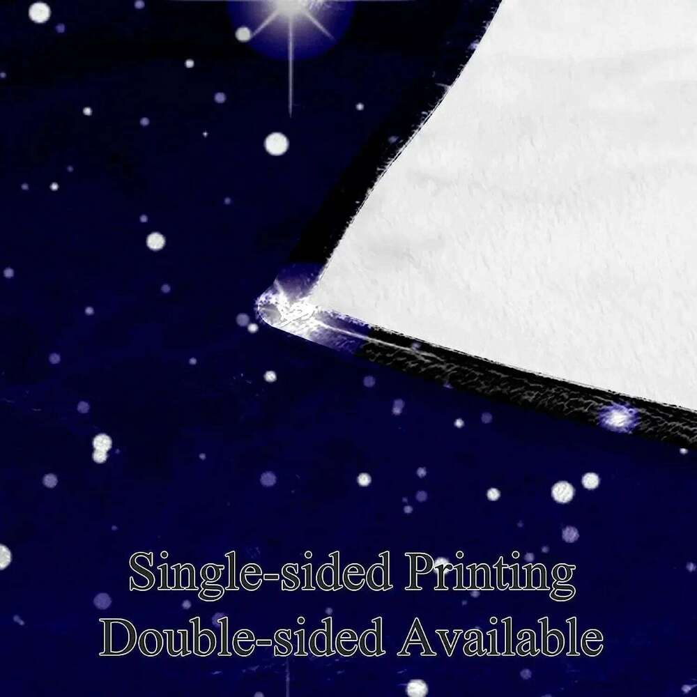 Plush Nap Blanket, Warm Cozy Soft, Microfiber Blankets, Starry Night Sky XJ260112