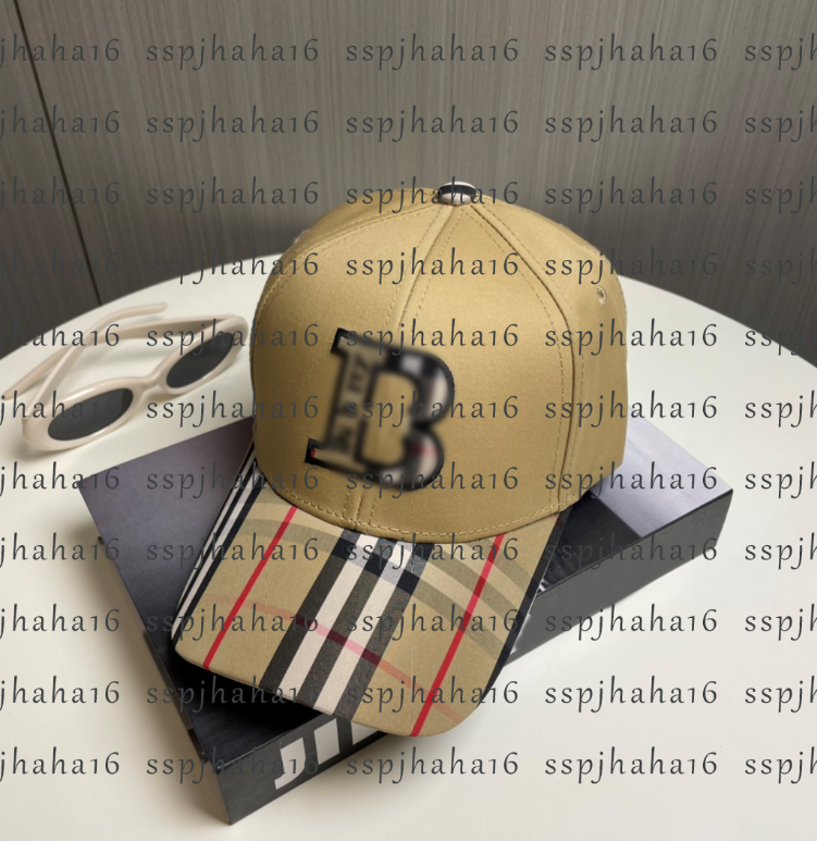 Winter busbbrrys hat designer three-dimensional embroidered curved hat logo intarsia Vintage baseball cap women's plaid baseball cap casquette men's peaked cap