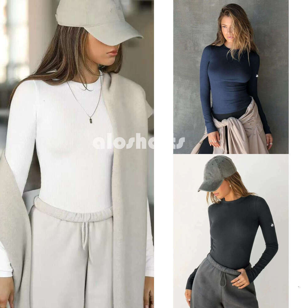 2026 Top Alonessities jacket set sweatshirt Yoga Autumn Winter Neck Knitted Ullover Wide Leg Pants Jogger Suit Tracks Alonessities Women sweat set Clothes Gym Set