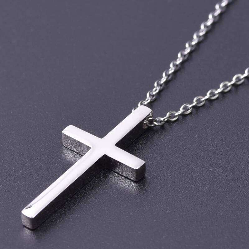 Personality Crosses Necklace 45-60cm Chain On The Neck Stainless Steel Necklaces For Men Women Accessories Fashion Jewelry H260112