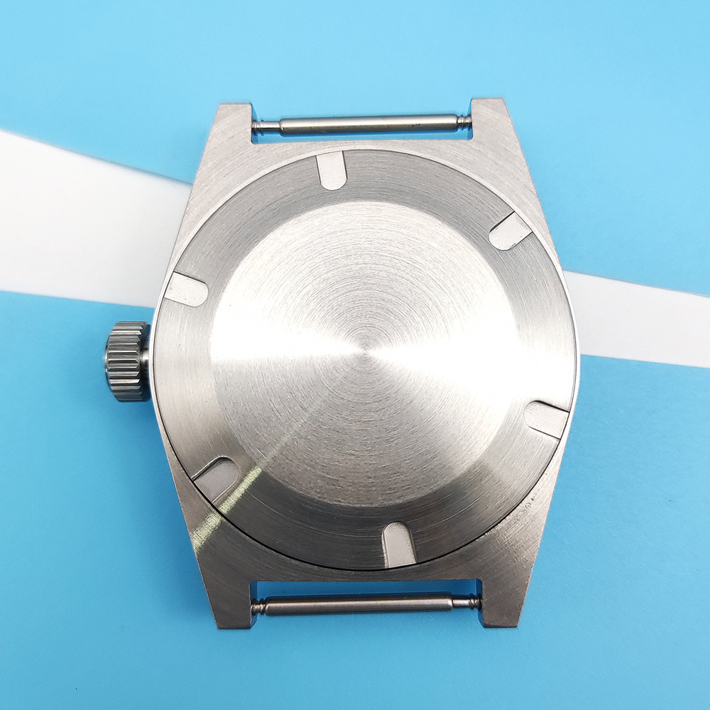 38MM Men's Watch Case Suitable for Japanese NH35 Movement Sapphire Glass Brushed Stainless Steel Case Fashionable