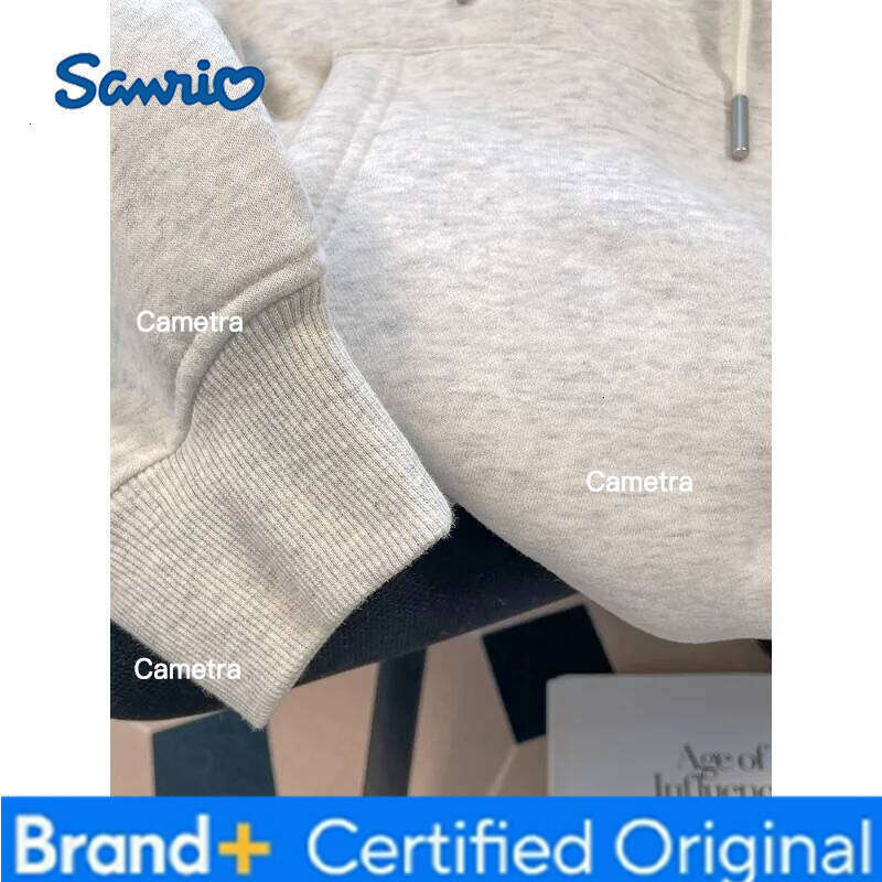 Sanrio 2025 Women's Hoodies Autumn Winter Clothing Anime Hello Kitty Art Design Graphics Hooded Fashion Y2K Oversized Girl Cotton Tops H260112