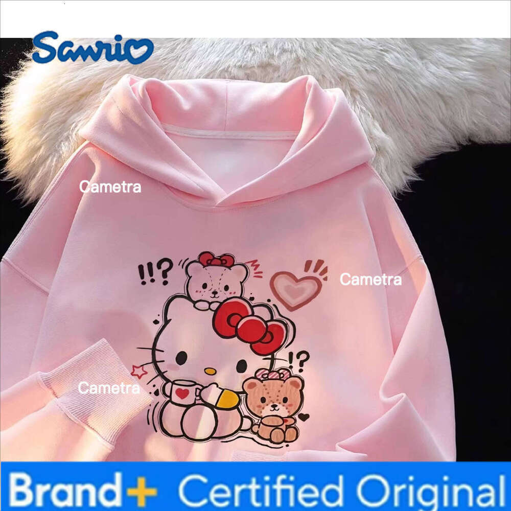 Sanrio Personalized Stitch Autumn/Winter Small Medium Large Men's and Women's Hooded Hoodie Long Sleeve Loose Thick Coat Trendy H260112