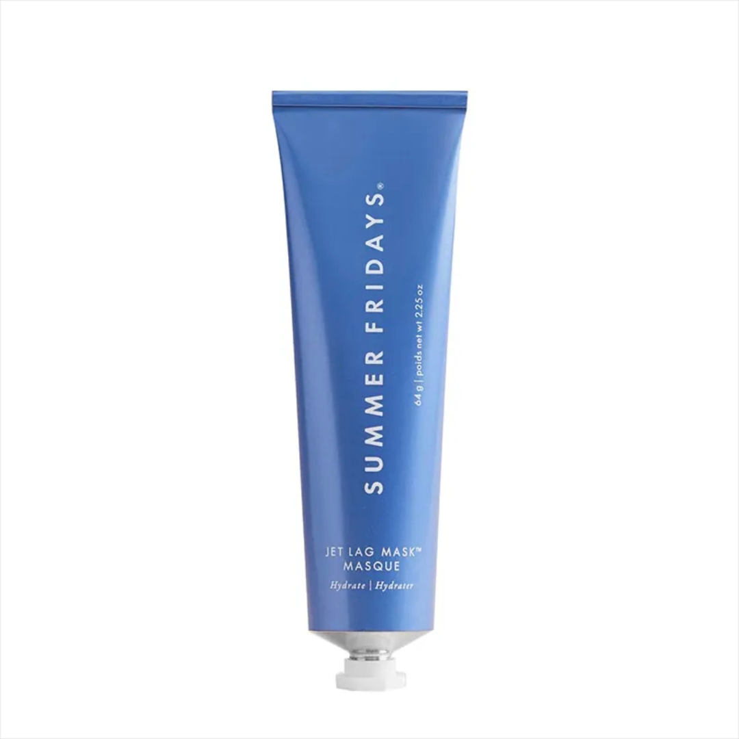 Summer Fridays Moisturizing Time Difference Facial Mask 64g Jet Lag Deep Moisturizing Sleep Facial Mask Brightens Skin Tone