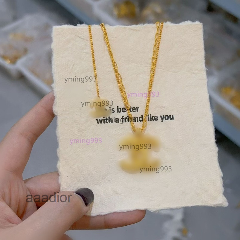 necklace designer for women cocochanel Jindian Same Style Small Fragrance Disco Bead Necklace Internet Celebrity Same Sty chanels channels chaneljewelry cc 4 4XGP