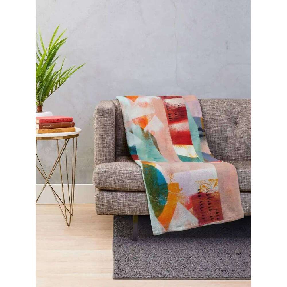 Springmoon Throw Blanket Soft Cozy Plaid Design for Living Room Sofa Bed Home Textiles Collection XJ260112