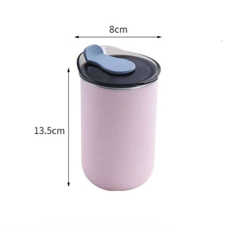 Stainless Steel Cup 300ML with Lid Simple Insulated Coffee Thermal Bottle Heat-resistant Thermos Mug Drinkware