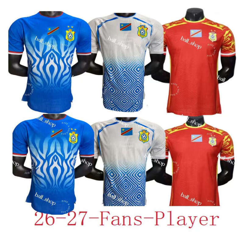 2025 2026AFCON Soccer Jerseys 26 27 Home Away Third Men Kids Fans Football Jersey Shirts Kit Kit SOTELDO SOSA RINCON CORDOVA CASSERES BELLO DR Congo Jersey Uniform