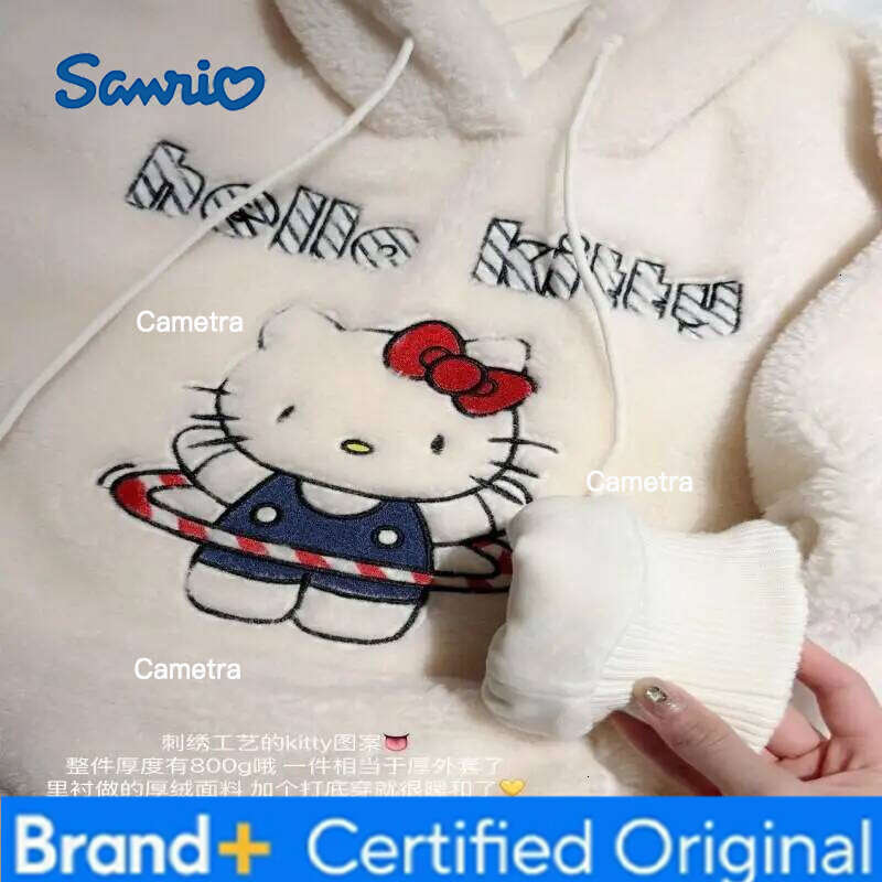 Sanrio Kawaii Anime Fashion Casual Hello Kitty Women's Suit Elegant Sets Clothing Two-piece Dress Sales New in Full Number Set H260112