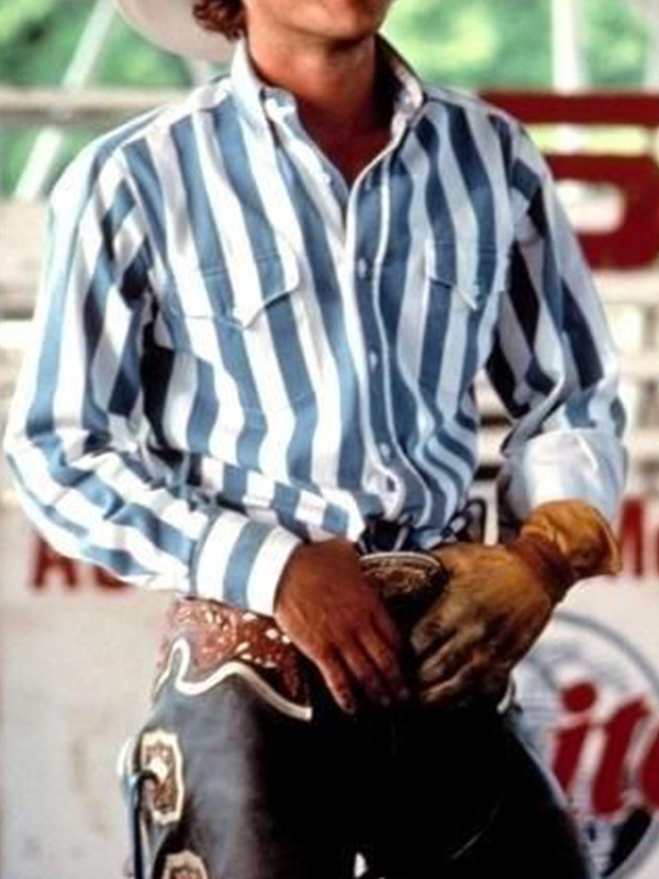 Men's Long Sleeve Western Denim Shirt, Outdoor Casual Party, HD Pattern, Soft And Comfortable Button Lapel T-shirt