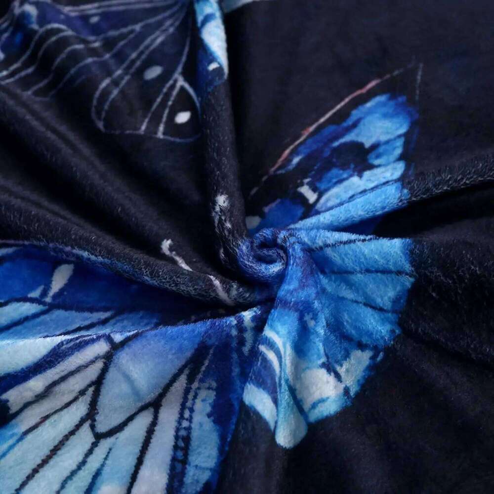 Butterfly Throw Blanket,Butterfly Blanket Girls Women,Boys and Toddler Old Girl Birthday Gifts for Sofa Living Room Beach XJ260112