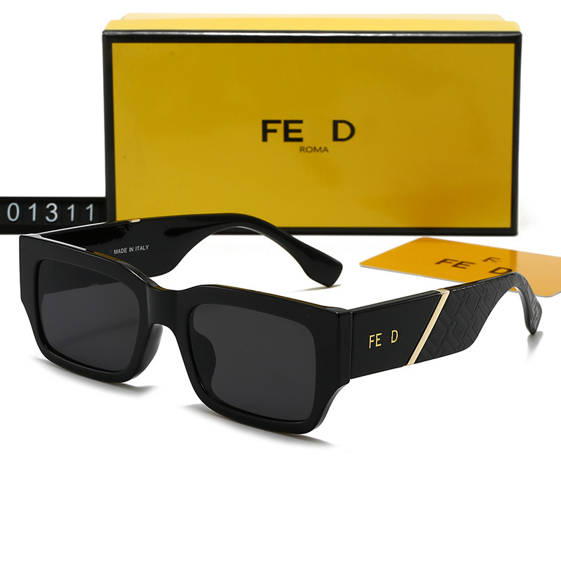 Top luxury Luxury Designer Brand Sunglasses Designer Sunglass yeglass Women Men Glasses Womens Sun glass UV400 lens Unisex sun with sunglasses with box 01311