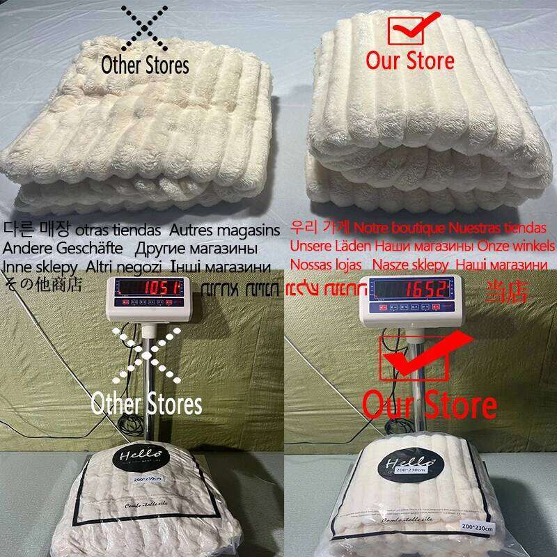 Luxury Soft Faux Rabbit Fur Throw Fluffy Warm Solid Color Plush Blanket for Sofa Bed Single Double Spring Autumn Plaid XJ260112