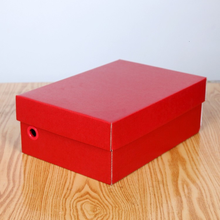 Shoe Box for Martin Boots and Sneakers Cotton Shoes Unisex Shoe Storage Box Kraft Paper Shoe Packaging Box