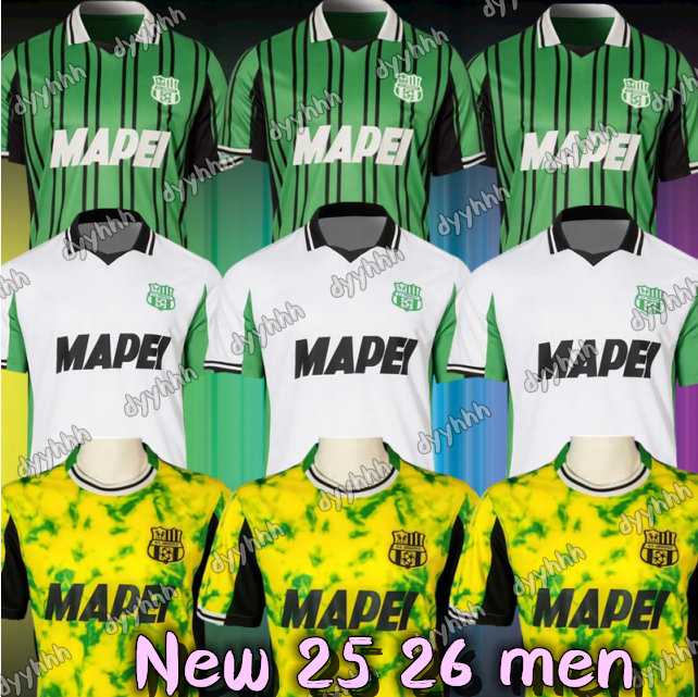 25 26 US Sassuolo men Soccer Jerseys BOLOCA BERARDI FADERA FADERA DOIG SKJELLERUP PINAMONTI PIERINI MORO MATIC LAURIENTE VRANCKX KONE 2025 2026 mens football shirts