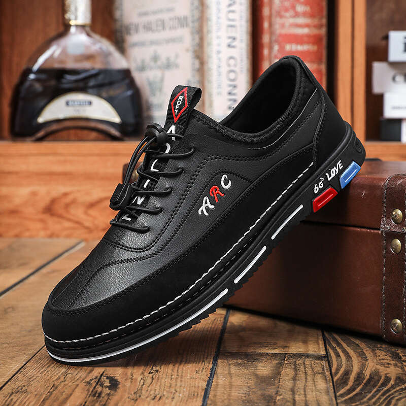 Free shipping Plus Size New Korean Style Daily Commuting Leather Fashion Business Casual Men's hot seller Shoes Four Seasons Breathable Versatile