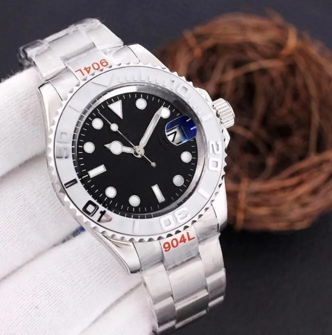 U1 Top AAA Factory ST9 Men's Luxury Designer Watch Yatch Masters Dark Rhodium Wristwatch Automatic Mechanical Movement Dial Floding Clasp Sapphire Watch jc039