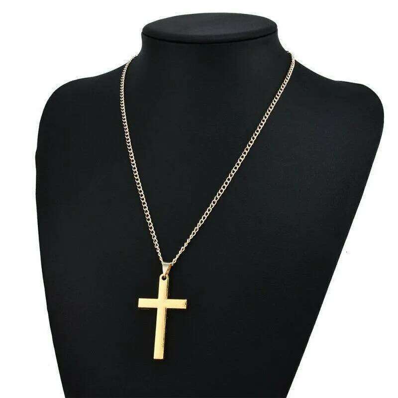 New Religion Christian Simple Necklace for Women Men Virgin Mary Jesus Cross Pendant Chains Fashion Jewelry H260112