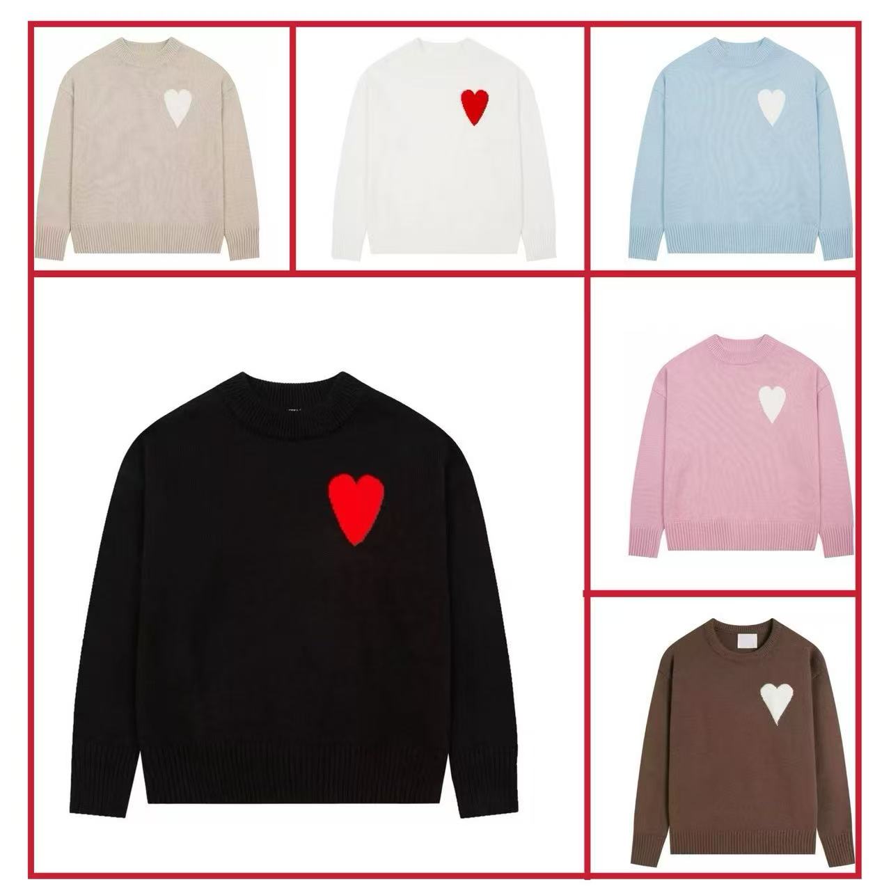 designer sweater men women pullover french fashion cardigan pull shirts winter Women mens sweater high street knit jumper Hoodie knitted sweater men