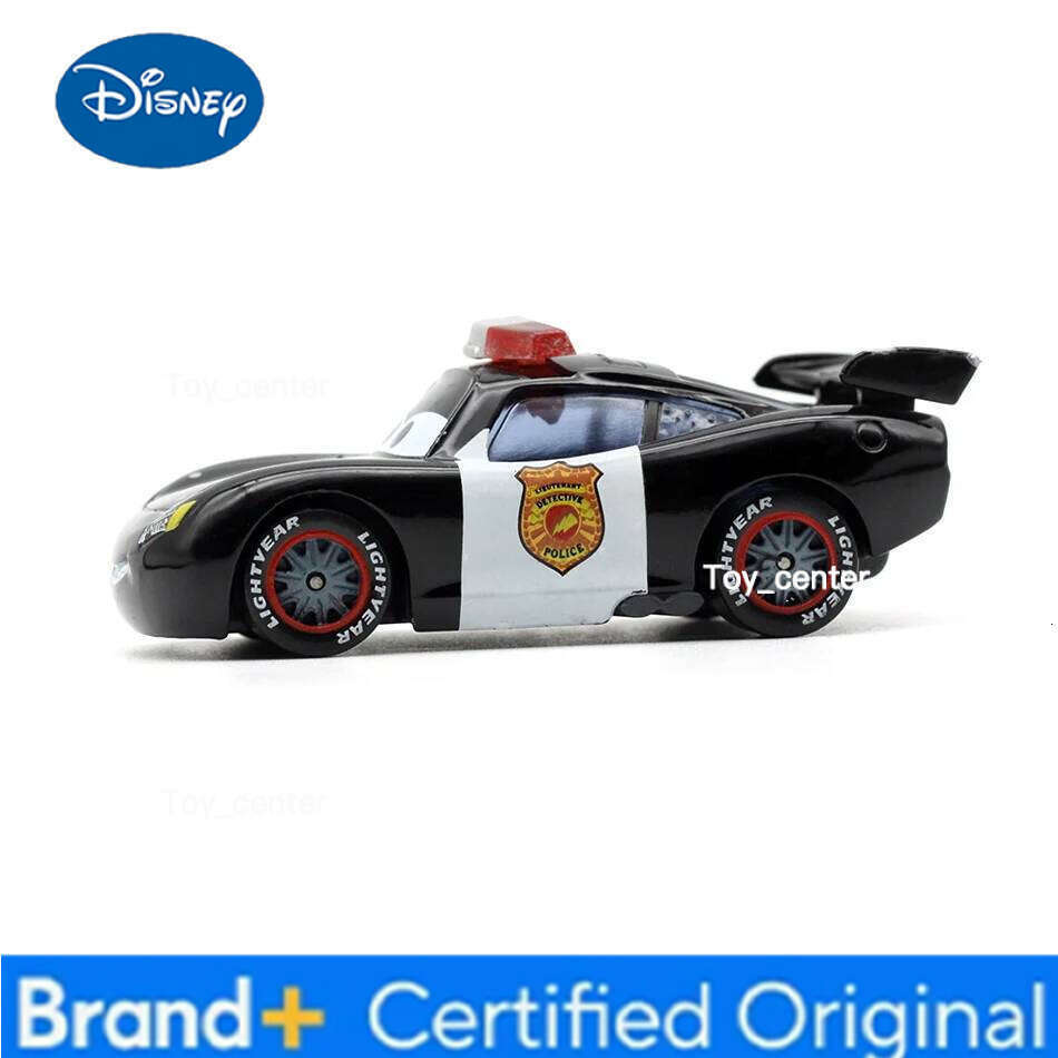 Disney Pixar Cars Anime Figures The King Sheriff Lightning McQueen Sally Chick Hicks Racing Metal Model Car Gift Children's Toys H260113