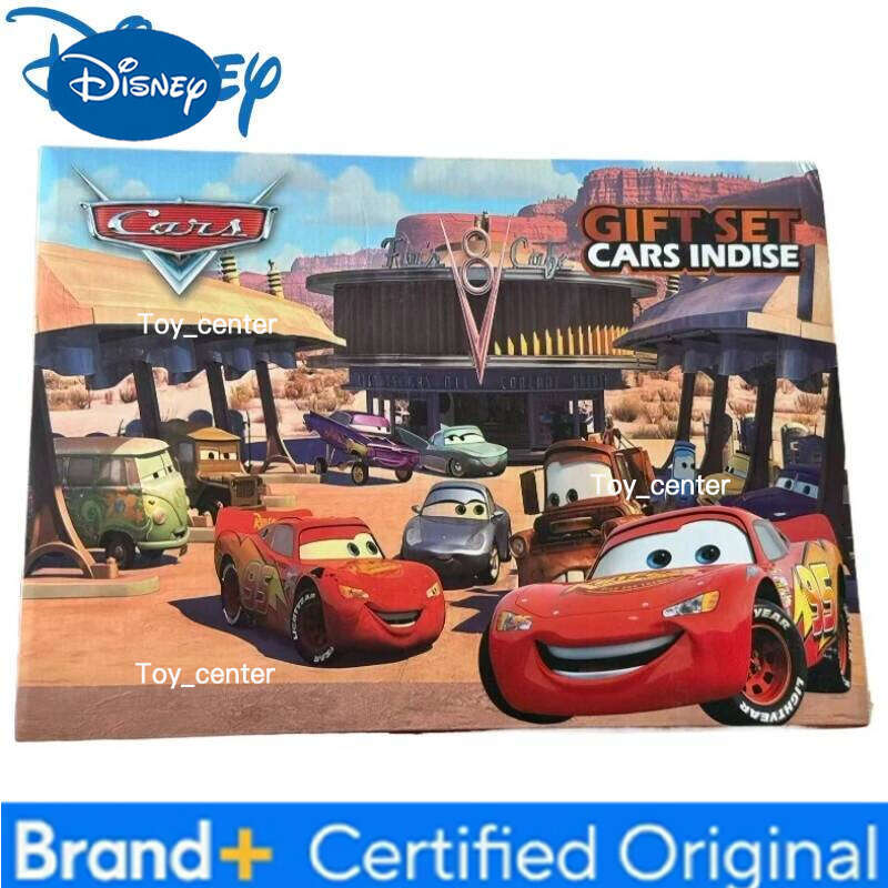 Disney 12pcs Pixar Car box metal cast Lightning McQueen car model Uncle Jackson Truck Boy birthday Christmas toy gift H260113