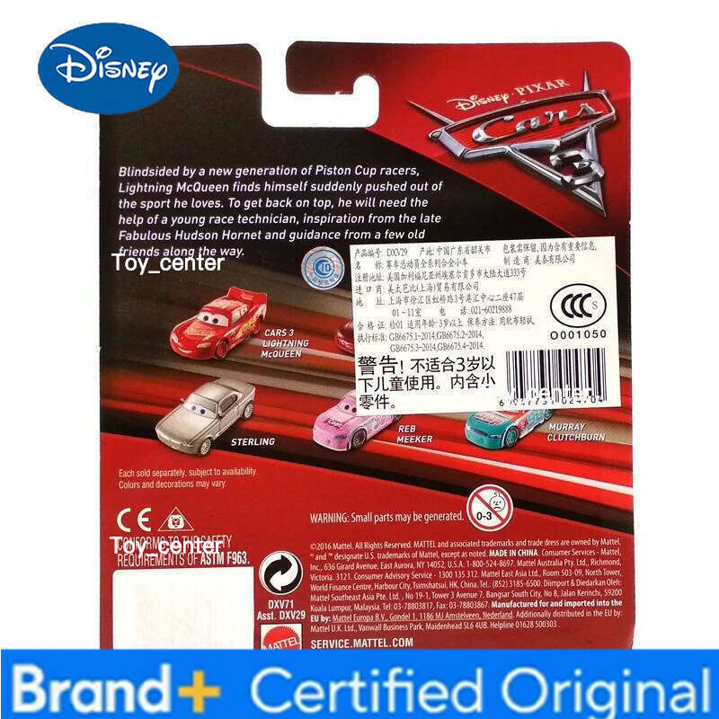 Disney Pixar 3 No. 42 CAL WEATHERS DINOCO Alloy Car Models BRINQUEDO Kids Cars Educational Toy Best Children Gift H260113