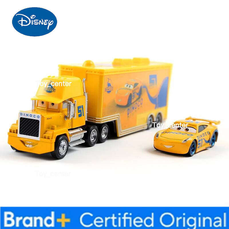 Disney Pixar 2 3 Toy Set Lightning Mcqueen Cruz Ramirez Mack Uncle 1/43 Scale Trucks And Cars Model Children's Toys Gift H260113