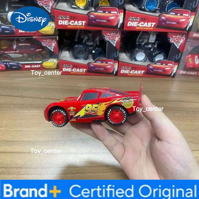 Disney Pixar Cars 3 Lightning McQueen Truck Ramirez Storm Jackson Cruz Alloy Car with Sound And Light Toys for Kids H260113