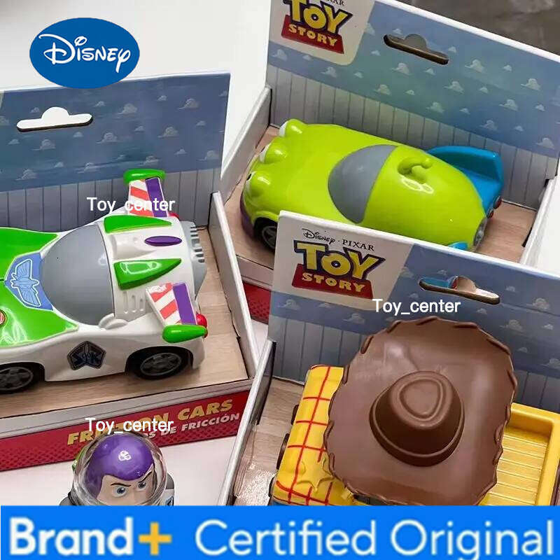 Disney Toy Story Inertial PullBack Car Toys - Buzz Lightyear Woody Jessie Rex Alien Free Wheel Model Vehicles Cartoon Theme Gift H260113