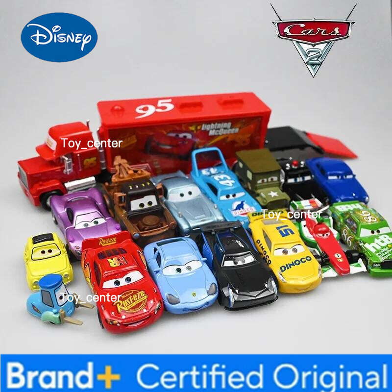 Disney Children Pixar Cars 3 Lightning McQueen Toys Jackson Storm The King Mater 1:55 Diecast Metal Alloy Model Car Kid Gift H260113