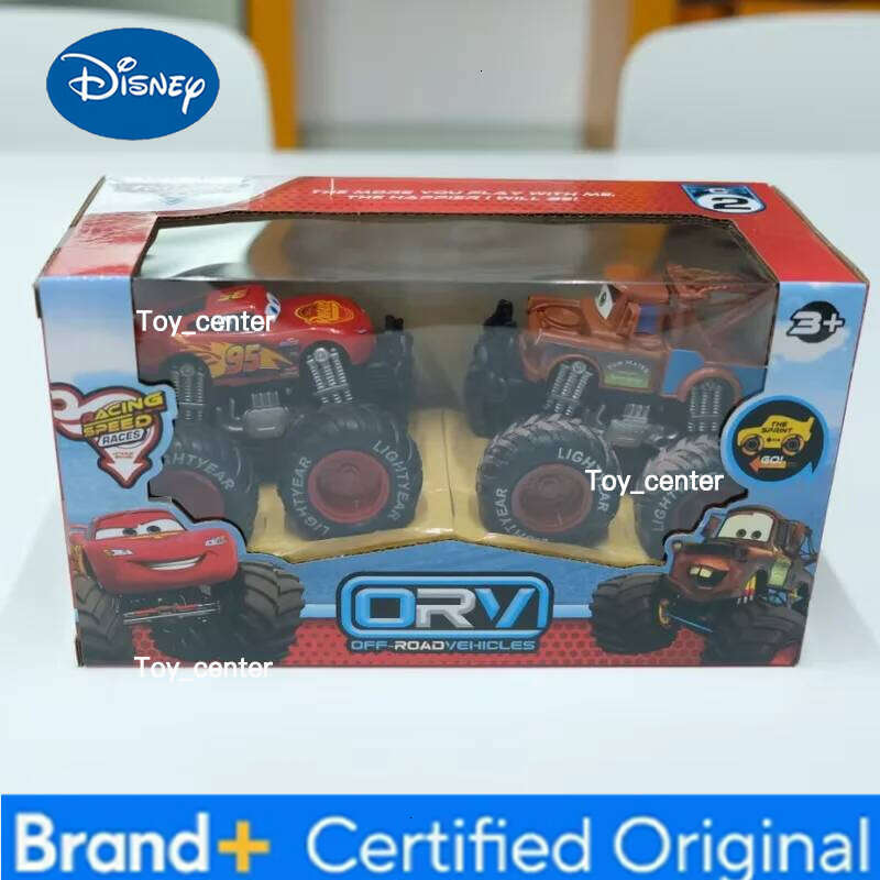 Disney Pixar Dual Inertia Off-Road Vehicle Cars Pullback Lightning Mcqueen Mater Plastic Car Model Set Toys Kids Christmas Gifts H260113