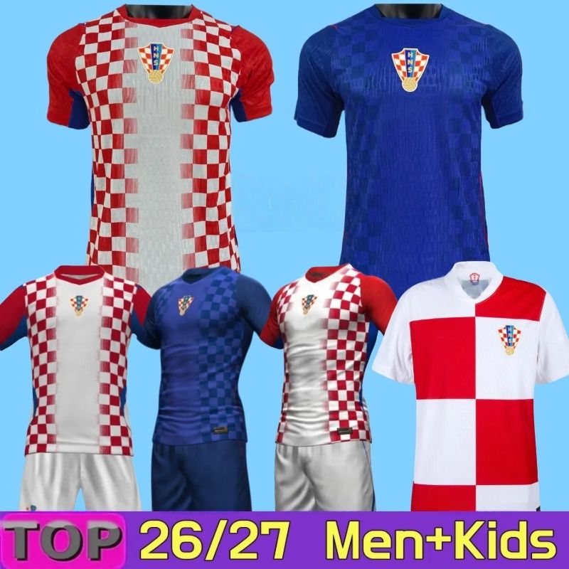 Croatia 2026 World Cup Home Soccer Jerseys MODRIC KOVACIC PASALIC PERISIC BROZOVIC KRAMARIC 26 27 National Team 2027 Away Fans Player football shirt men kids kits
