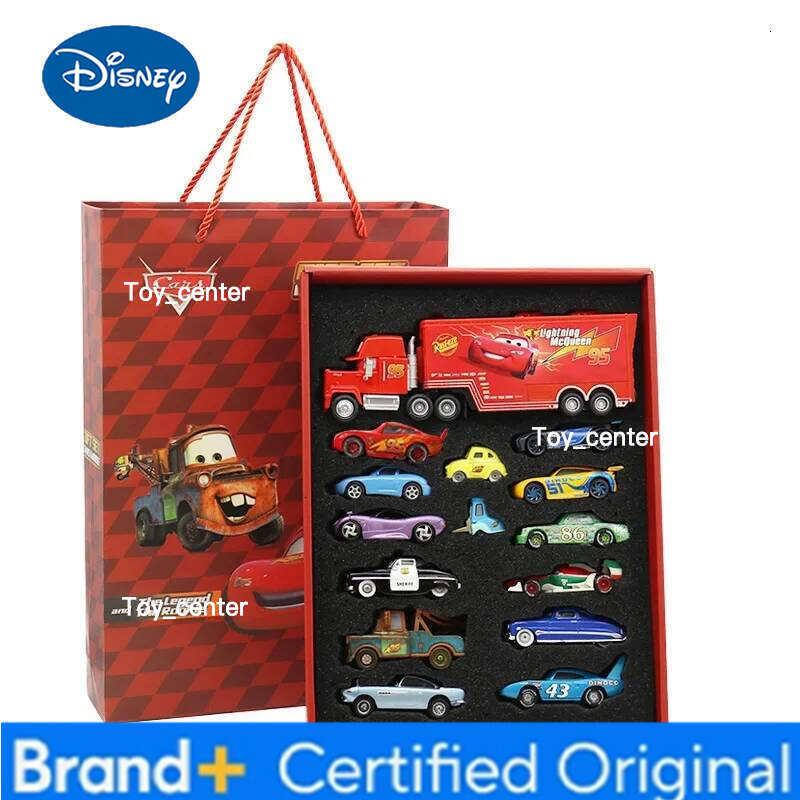 Disney Original 1:55 Pixar Cars 3 Set Lightning McQueen Jackson Planes Dusty Metal Diecast Model Toy Children Birthday Gift H260113