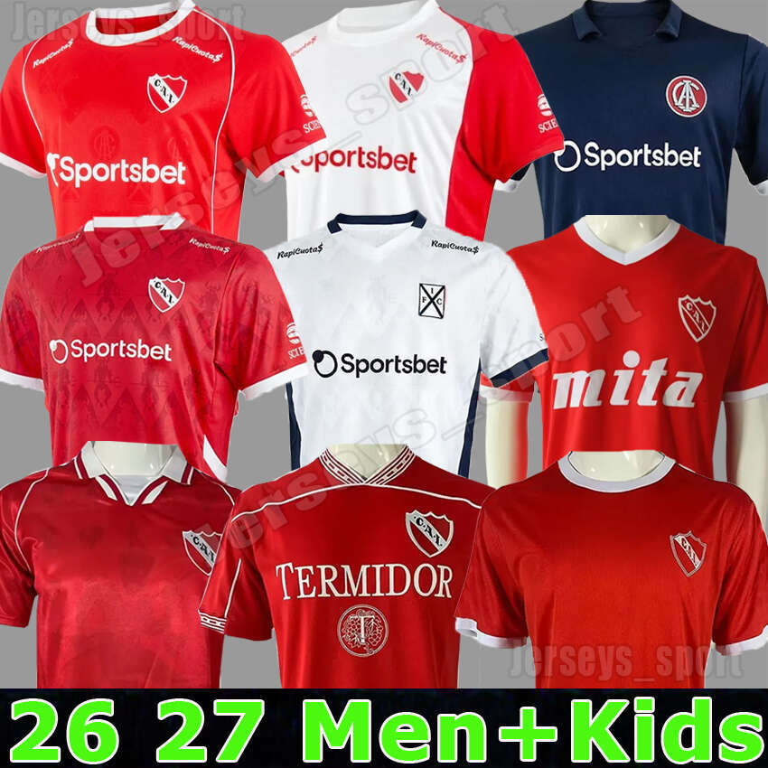 XXXL 4XL 25 26 Club Atletico Soccer Jerseys Retro 1978 82 85 86 88 1994 95 98 2000 CA Independiente Long sleeve Football Shirts AVALOS TARZIA Men Uniforms