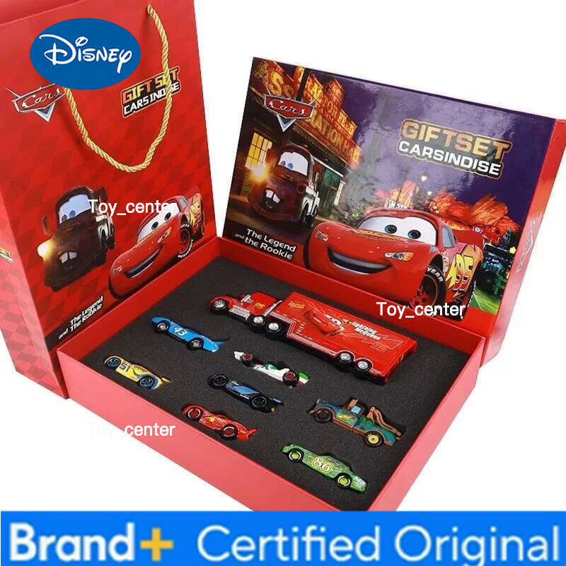 Disney Instock 7pcs/Set Pixar 3 Lightning M/C/Queen Jackson Storm Mack Truck 1:55 Diecast Metal Car Model Toy Boy Christmas Gift H260113