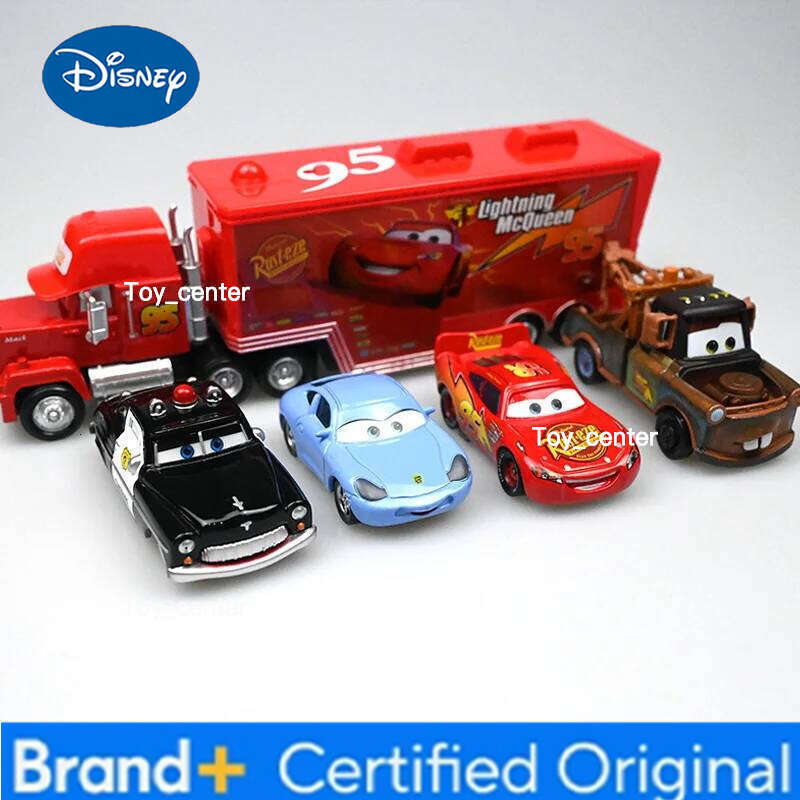 Disney Children Pixar Cars 3 Lightning McQueen Toys Jackson Storm The King Mater 1:55 Diecast Metal Alloy Model Car Kid Gift H260113