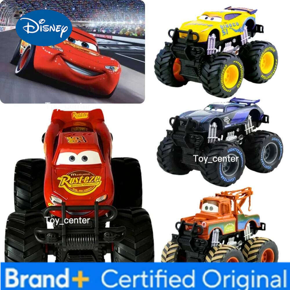 Disney HOT Pixar Cars Toy Lightning McQueen Large Wheel Mode Jackson Storm Mater Inertial Force Car Model Toys Kid Birthday Gift H260113