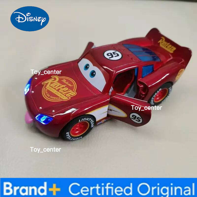 Disney Toy Story 3 Model Car Lightning Mcqueen Metal Diecast With Lights Inertial Pull-Back Wheel Spit Out Your Tongue Cars Toys H2601131
