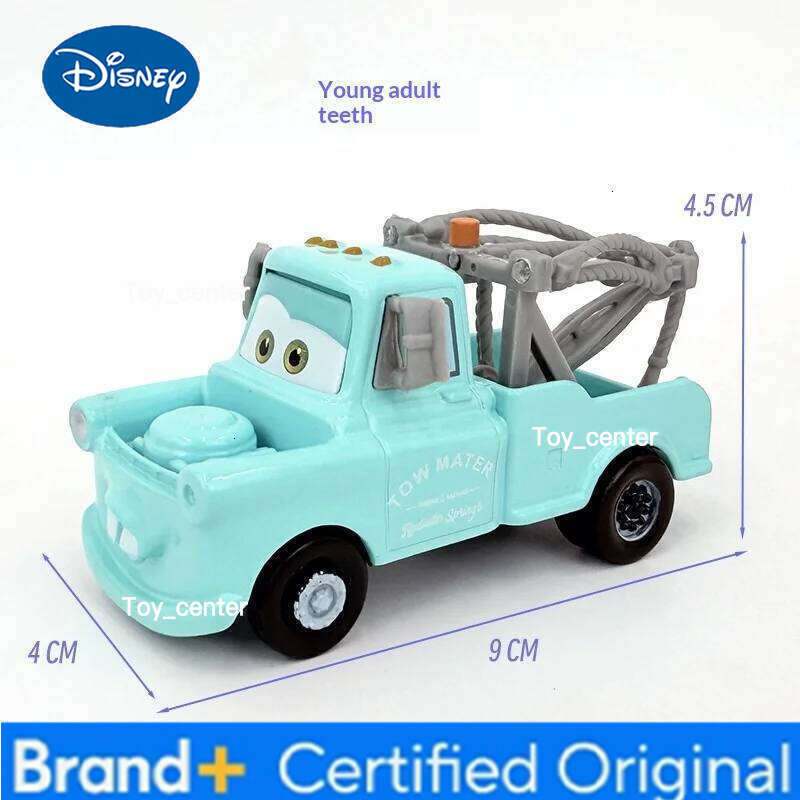 Disney Pixar Cars Mater Diecast Toy Car Collection, New Chrome Finish in Multiple Styles - 1:55 Scale Alloy Vehicles & Gift H260113